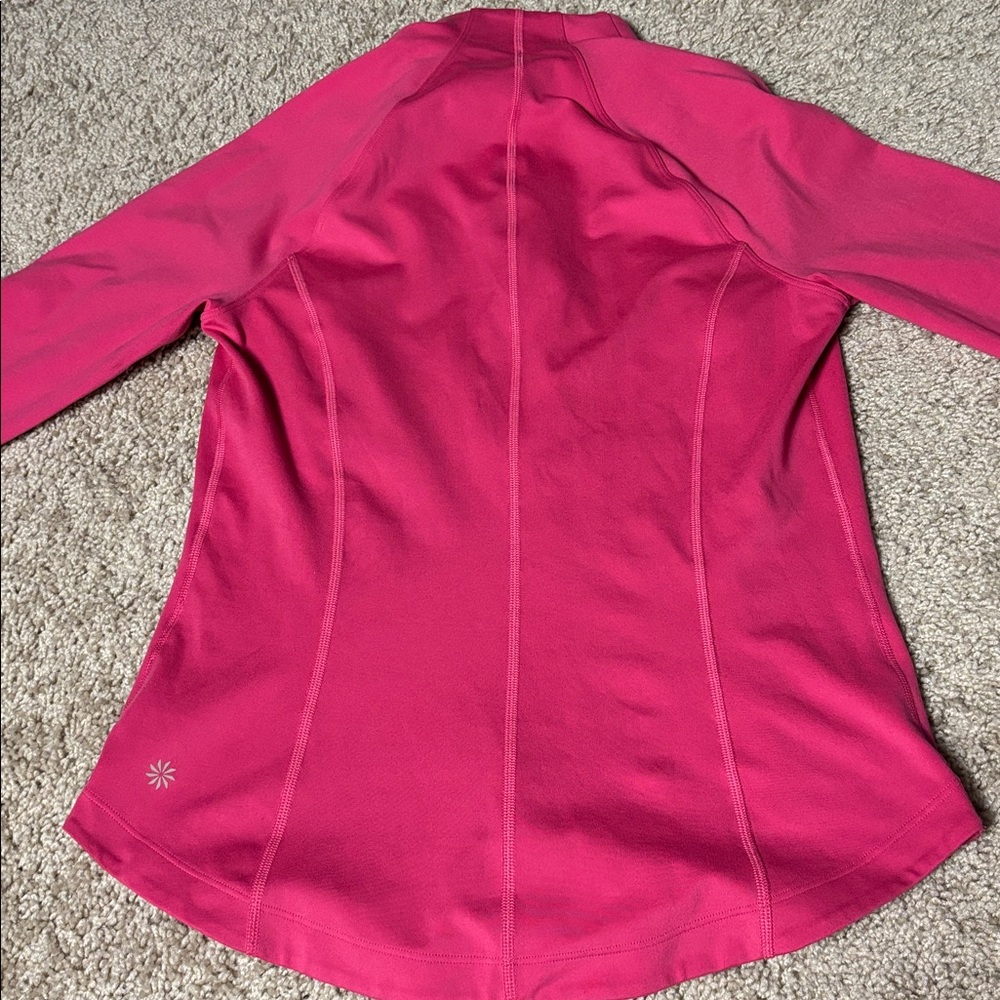 ATHLETA Pink Zip-Up Activewear Salutation Jacket size small - great condition! - Picture 5 of 5
